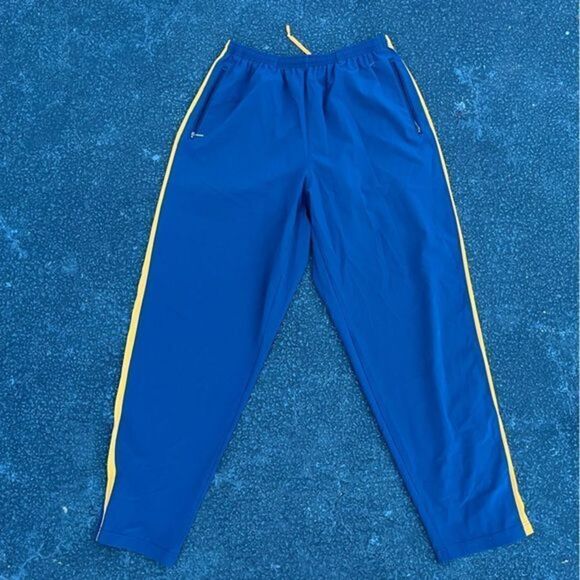 Nike Blue and Yellow Sweatpants - Picture 2 of 3